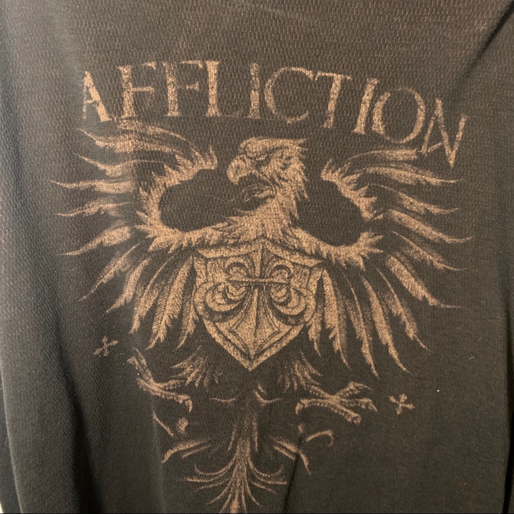 Affliction reversible shirt men’s size XXL